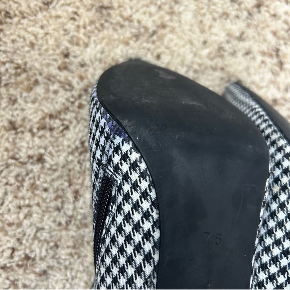 Jeffrey Campbell Houndstooth Print Siren Booties Size 7.5 - Picture 6 of 8